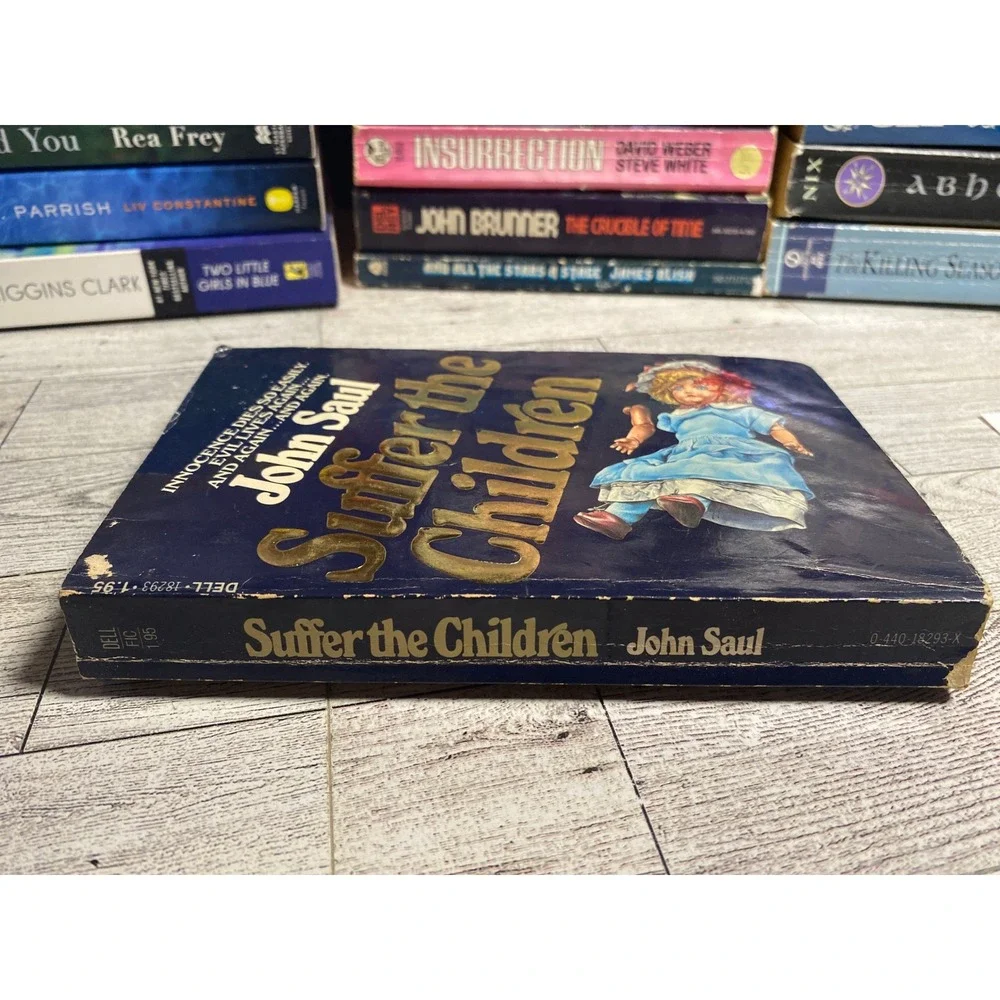 John Saul Suffer the Children Horror‎ Novel 1977 1st Printing Vintage Paperback